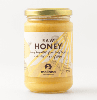 Mellona Raw Wildflower Honey 400g