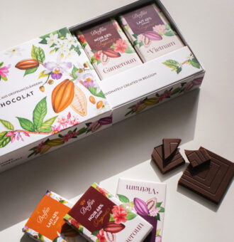 DOLFIN Belgian chocolate single origin Gift Set 24 Chocolate Mini Bars